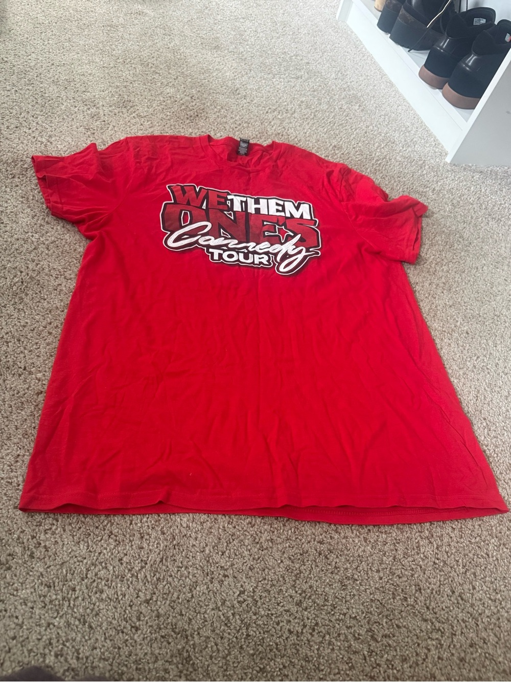 District Red “We Them Ones” Crewneck Tee
